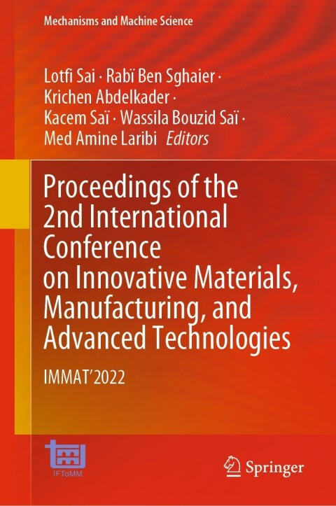 Cover image for book Proceedings of the 2nd International Conference on Innovative Materials, Manufacturing, and Advanced Technologies