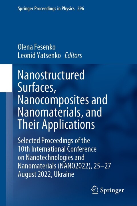 Cover image for book Nanostructured Surfaces, Nanocomposites and Nanomaterials, and Their Applications