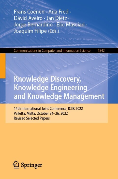 Cover image for book Knowledge Discovery, Knowledge Engineering and Knowledge Management