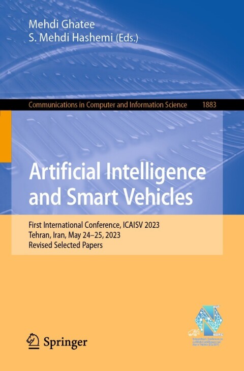 Cover image for book Artificial Intelligence and Smart Vehicles