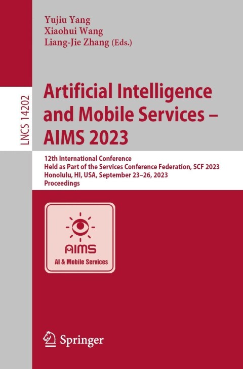 Cover image for book Artificial Intelligence and Mobile Services – AIMS 2023