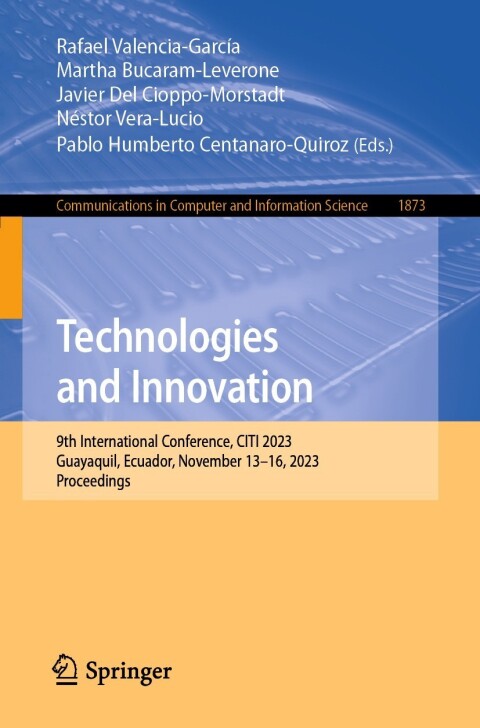 Cover image for book Technologies and Innovation