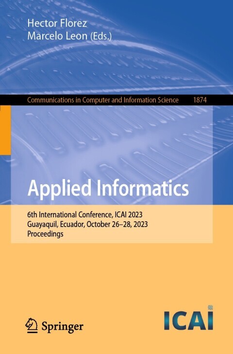 Cover image for book Applied Informatics