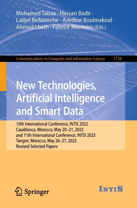 Cover image for book New Technologies, Artificial Intelligence and Smart Data