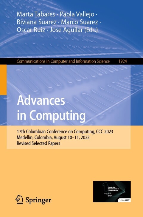 Cover image for book Advances in Computing