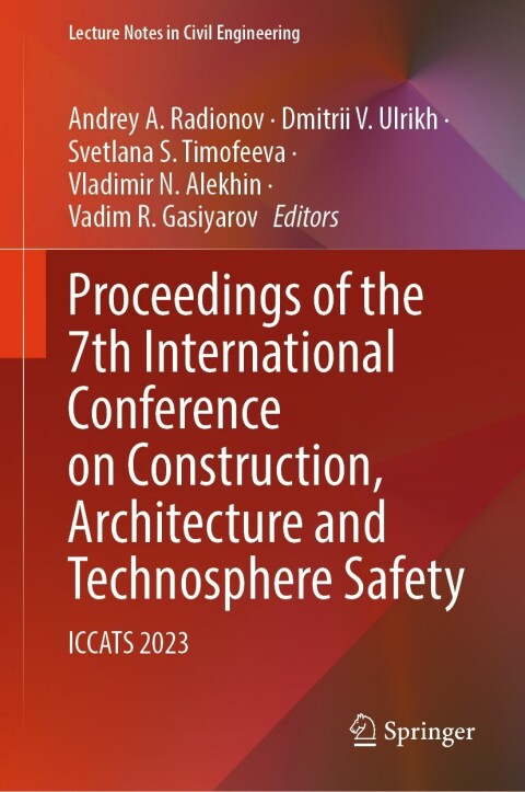 Cover image for book Proceedings of the 7th International Conference on Construction, Architecture and Technosphere Safety