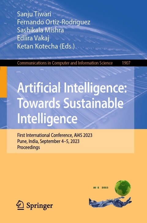 Cover image for book Artificial Intelligence: Towards Sustainable Intelligence