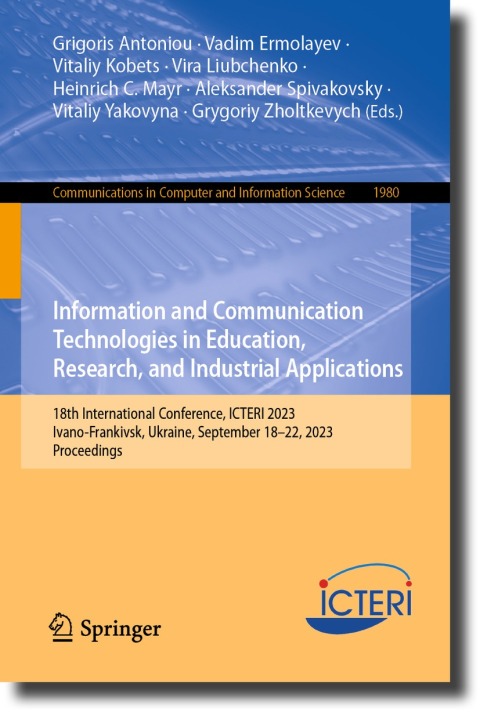 Cover image for book Information and Communication Technologies in Education, Research, and Industrial Applications