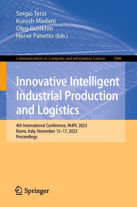 Cover image for book Innovative Intelligent Industrial Production and Logistics