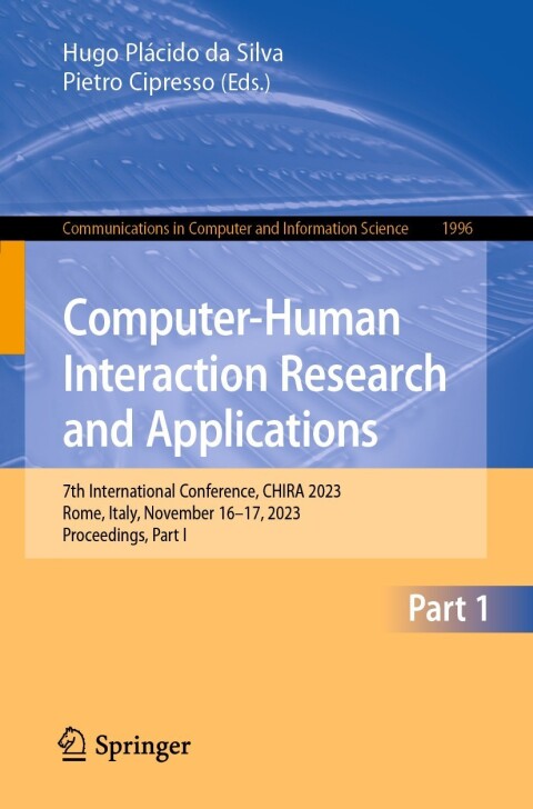Cover image for book Computer-Human Interaction Research and Applications