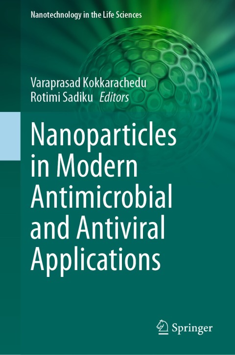 Cover image for book Nanoparticles in Modern Antimicrobial and Antiviral Applications