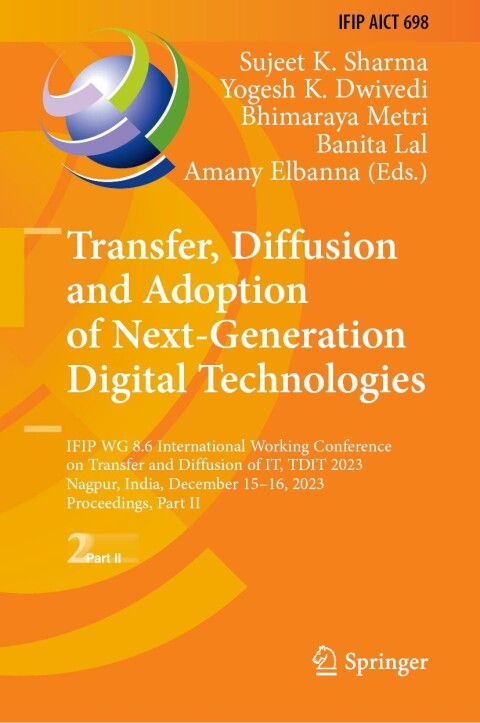 Cover image for book Transfer, Diffusion and Adoption of Next-Generation Digital Technologies