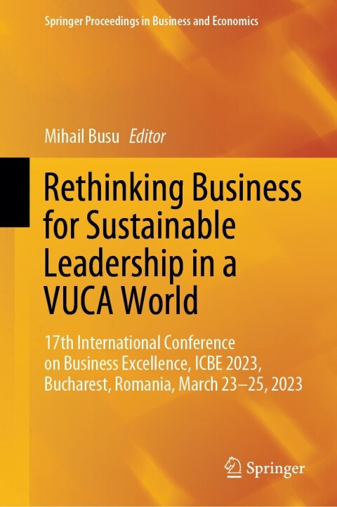 Cover image for book Rethinking Business for Sustainable Leadership in a VUCA World