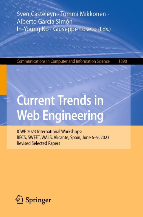Cover image for book Current Trends in Web Engineering