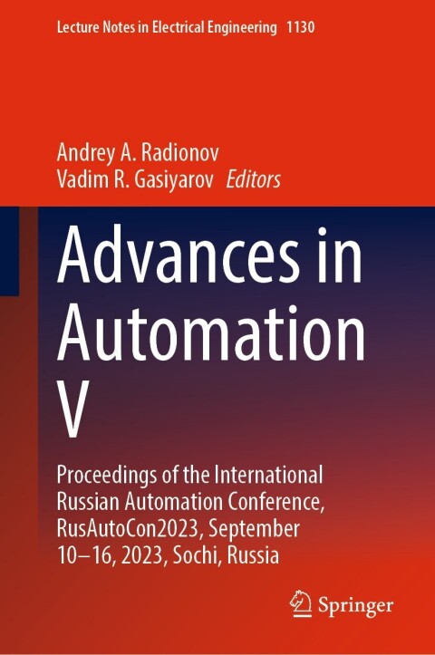Cover image for book Advances in Automation V