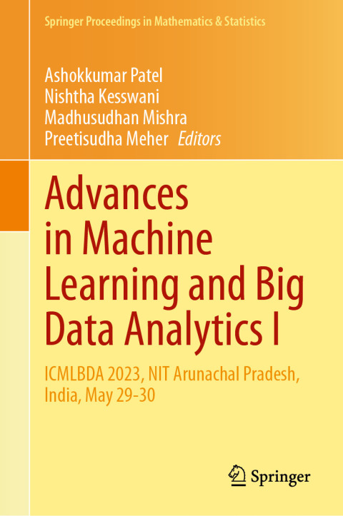 Cover image for book Advances in Machine Learning and Big Data Analytics I