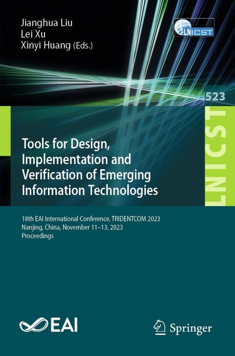 Cover image for book Tools for Design, Implementation and Verification of Emerging Information Technologies