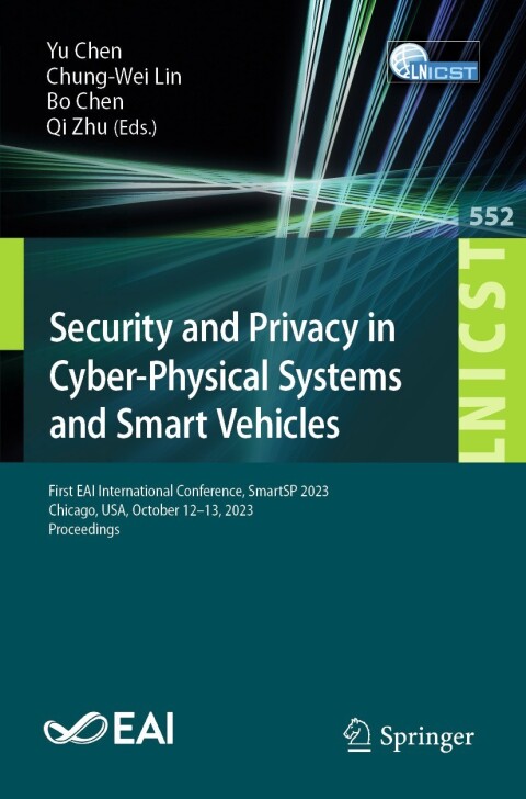 Cover image for book Security and Privacy in Cyber-Physical Systems and Smart Vehicles