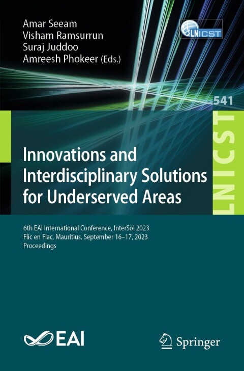 Cover image for book Innovations and Interdisciplinary Solutions for Underserved Areas