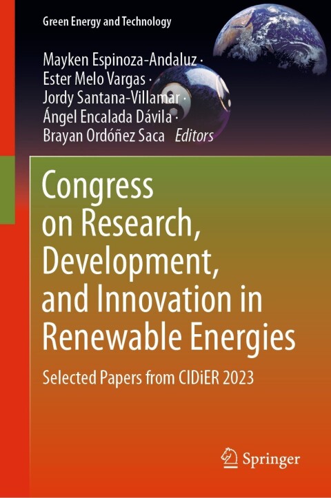 Cover image for book Congress on Research, Development, and Innovation in Renewable Energies