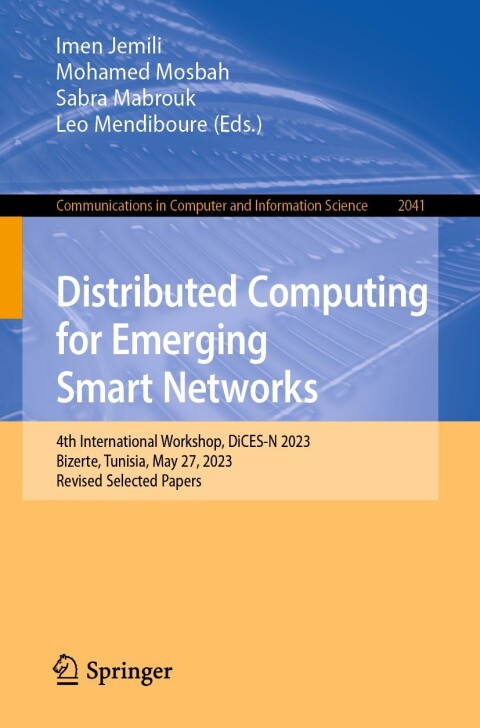 Cover image for book Distributed Computing for Emerging Smart Networks