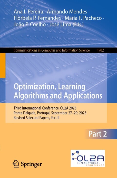 Cover image for book Optimization, Learning Algorithms and Applications