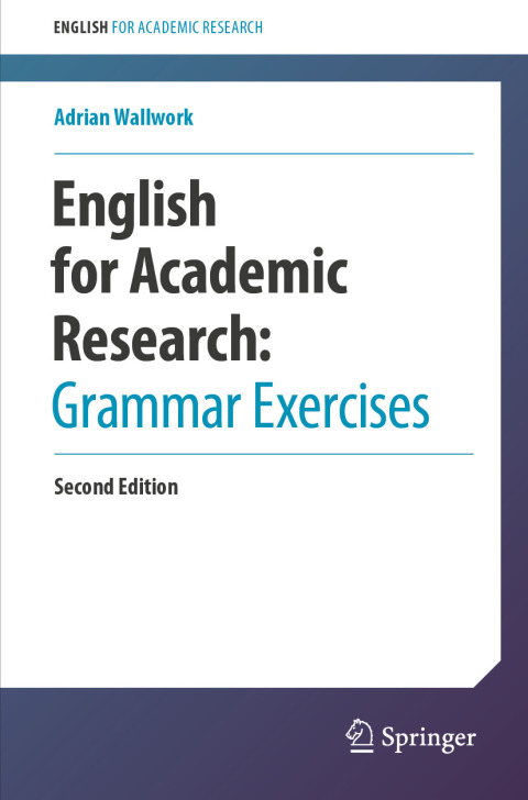 Cover image for book English for Academic Research: Grammar Exercises