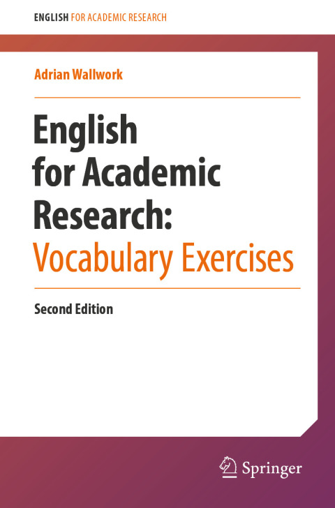 Cover image for book English for Academic Research: Vocabulary Exercises