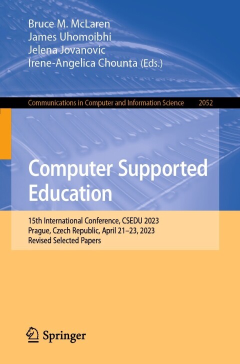 Cover image for book Computer Supported Education