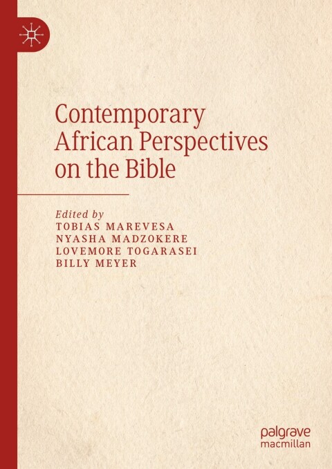 Cover image for book Contemporary African Perspectives on the Bible