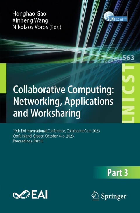 Cover image for book Collaborative Computing: Networking, Applications and Worksharing