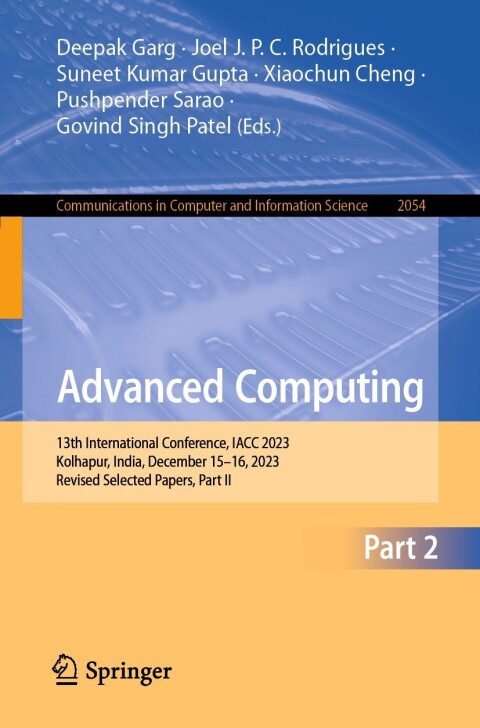 Cover image for book Advanced Computing