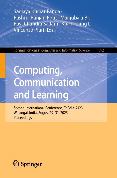 Cover image for book Computing, Communication and Learning