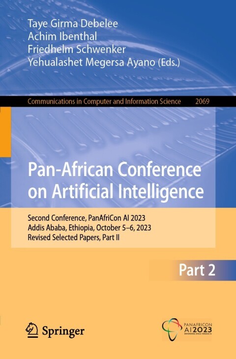 Cover image for book Pan-African Conference on Artificial Intelligence