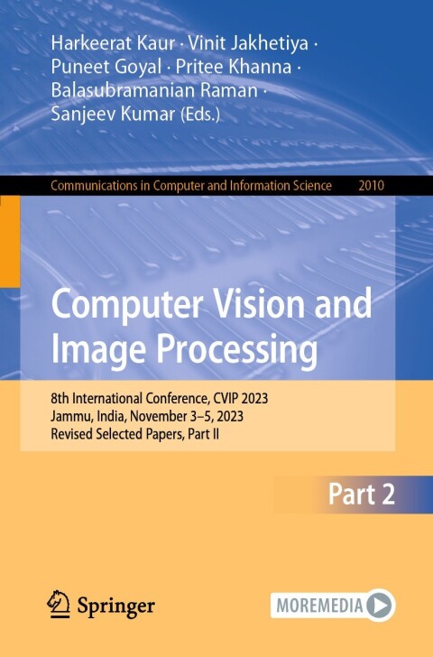 Cover image for book Computer Vision and Image Processing