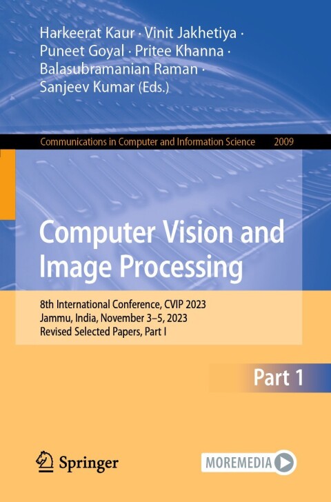 Cover image for book Computer Vision and Image Processing