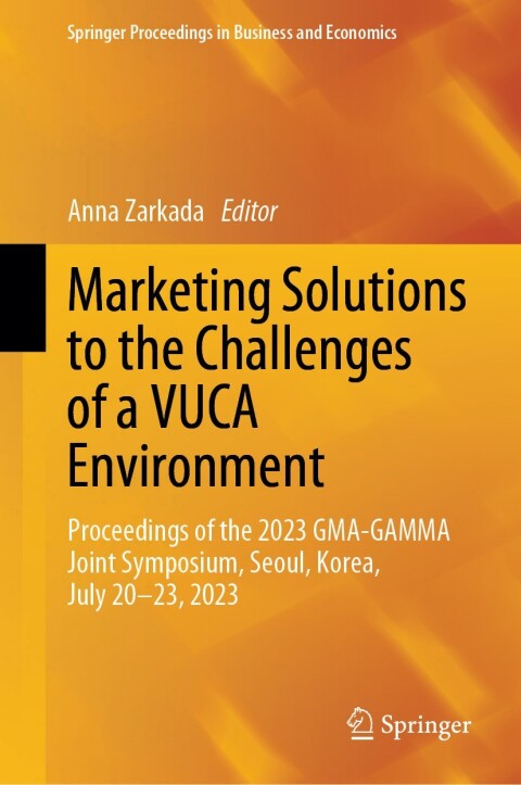 Cover image for book Marketing Solutions to the Challenges of a VUCA Environment