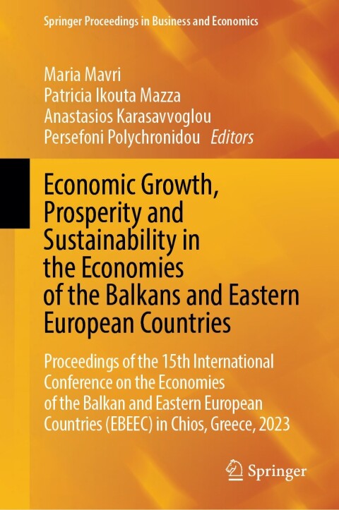 Cover image for book Economic Growth, Prosperity and Sustainability in the Economies of the Balkans and Eastern European Countries