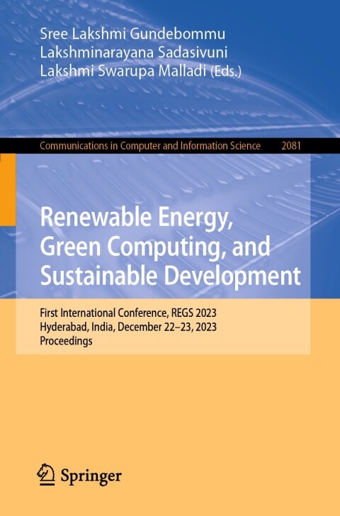 Cover image for book Renewable Energy, Green Computing, and Sustainable Development