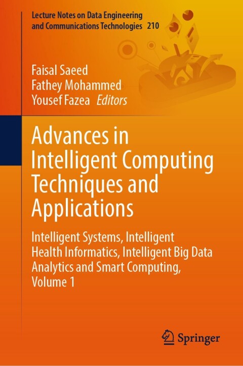 Cover image for book Advances in Intelligent Computing Techniques and Applications