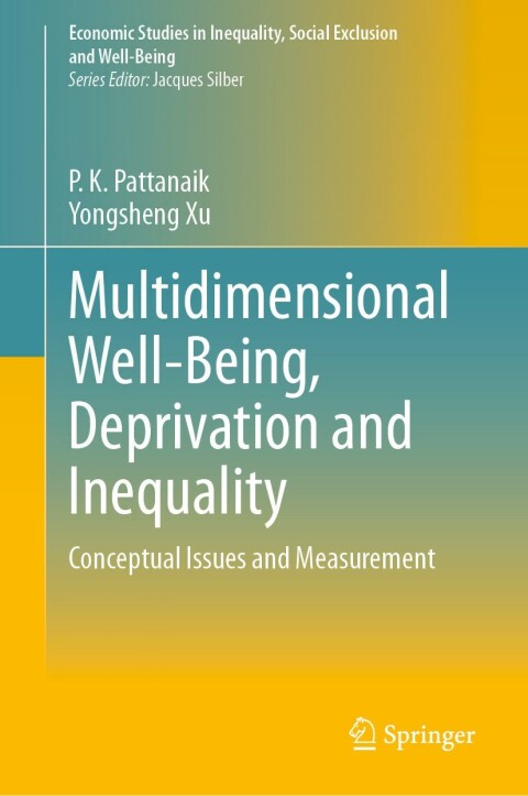 Cover image for book Multidimensional Well-Being, Deprivation and Inequality