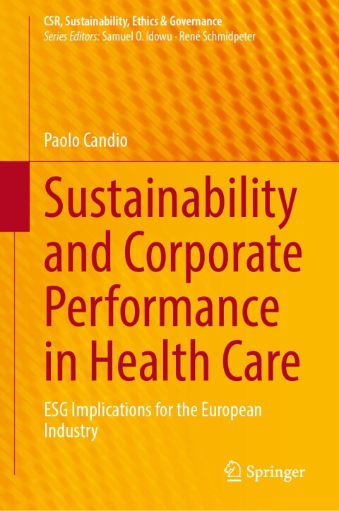 Cover image for book Sustainability and Corporate Performance in Health Care