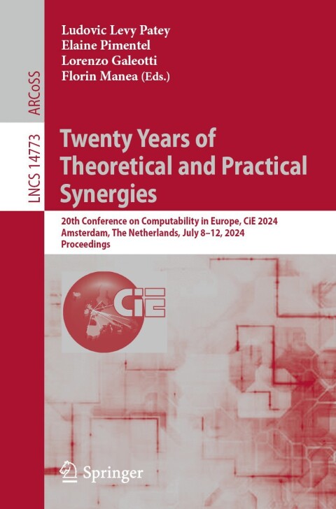 Cover image for book Twenty Years of Theoretical and Practical Synergies