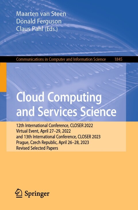 Cover image for book Cloud Computing and Services Science