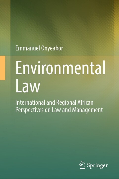 Cover image for book Environmental Law