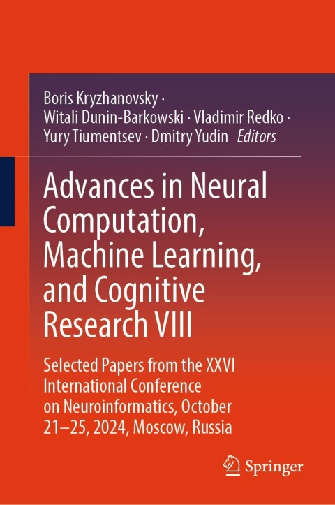 Cover image for book Advances in Neural Computation, Machine Learning, and Cognitive Research VIII