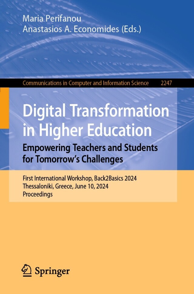 Digital Transformation in Higher Education. Empowering Teachers and Students for Tomorrow’s Challenges