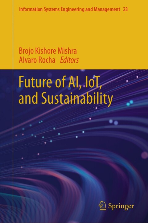 Cover image for book Future of AI, IoT, and Sustainability