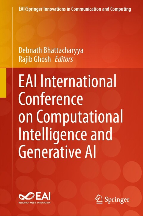 Cover image for book EAI International Conference on Computational Intelligence and Generative AI