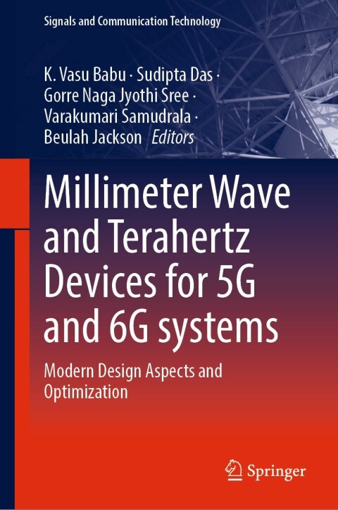 Cover image for book Millimeter Wave and Terahertz Devices for 5G and 6G systems